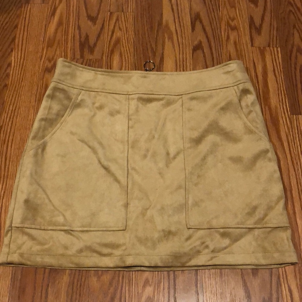 Suede Skirt